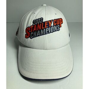 Vintage 2003 Stanley‎ Cup Champions Hat Cap White Adjustable Nike Team Locker Rm